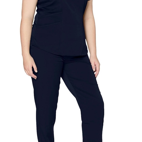 Adar navy blue scrub set, XL - Picture 7 of 8